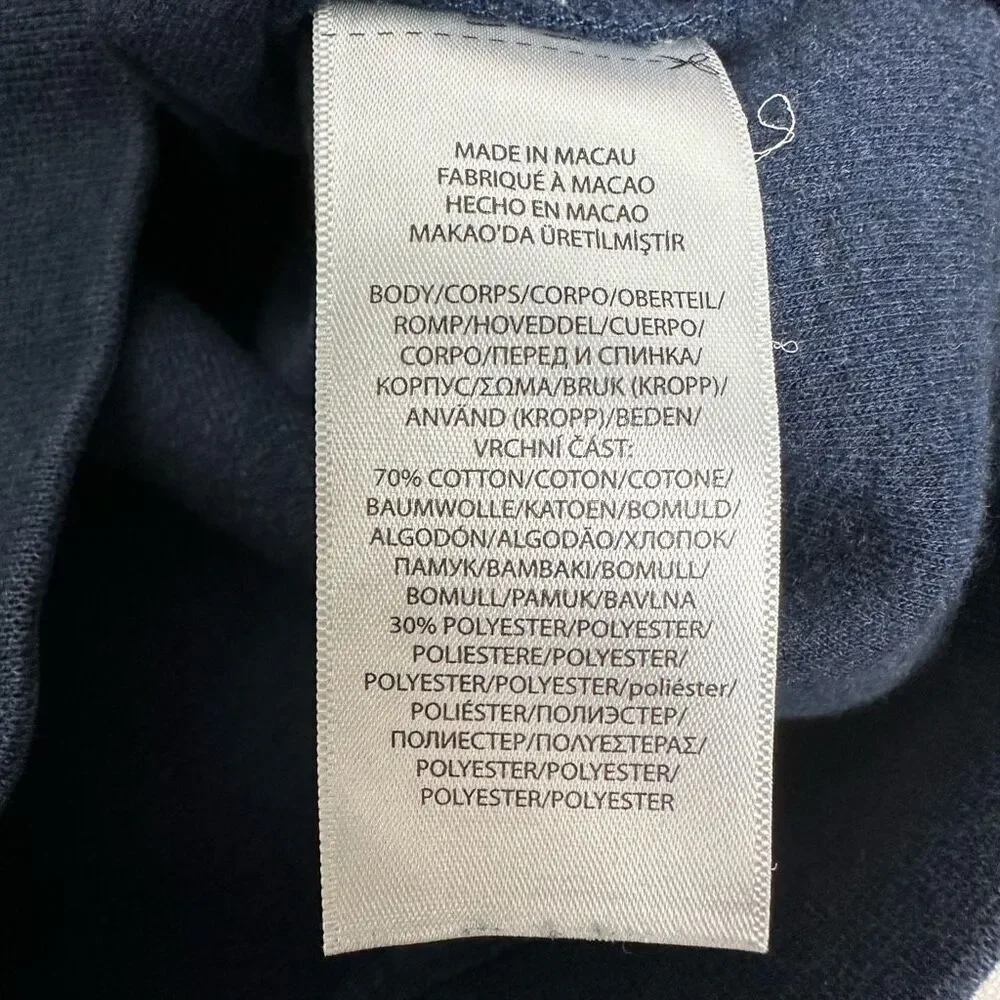 Ralph Lauren Navy Boys Hoodie size 7
